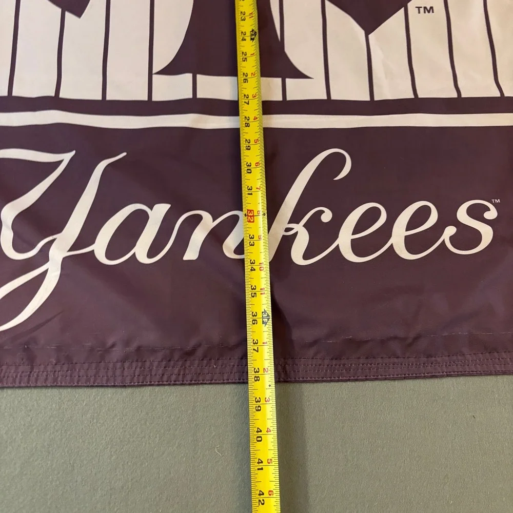 New York Yankees MLB House Flag Pinstripe Navy Blue Banner 28x40 Double Sided